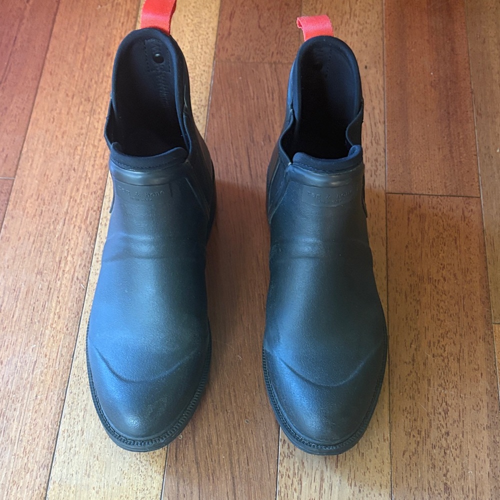 rag & bone Black rubber Women's rain Boots